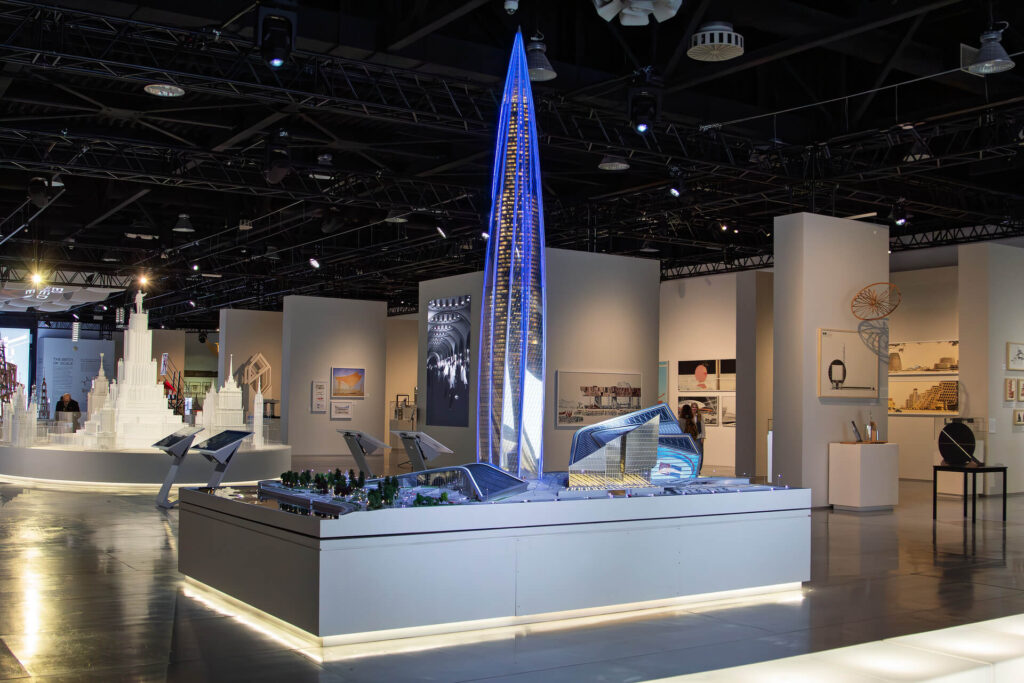 Lakhta 1 for the “Birth of Scale” exhibition